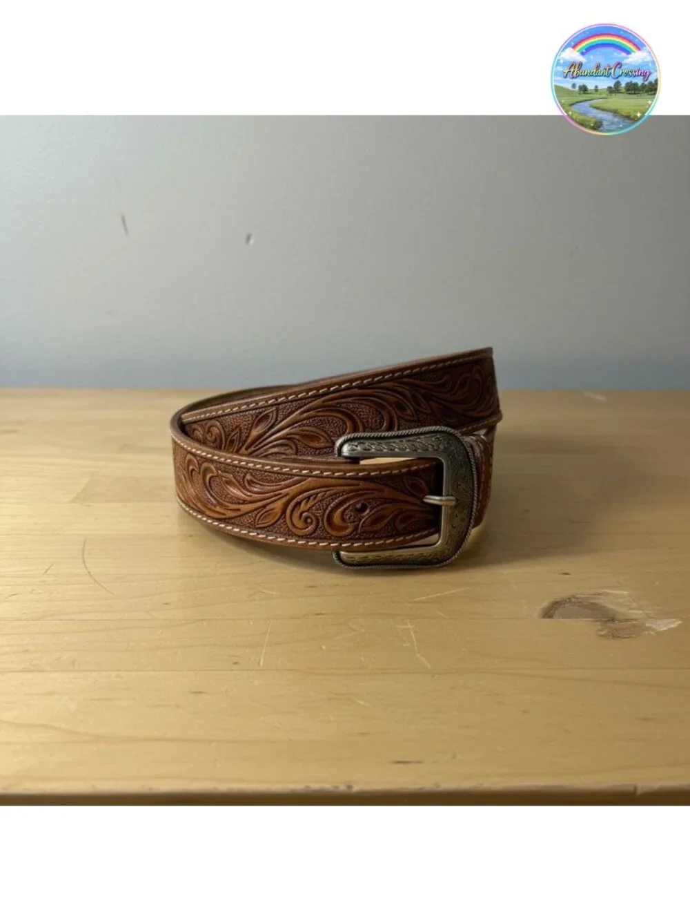 Full Grain Leather Western Belt Men 1.5 Inch Handmade Engraved